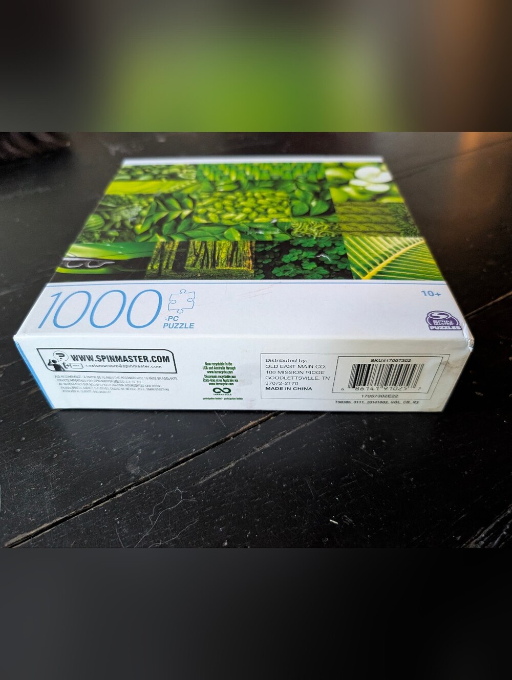 Spin Master Puzzles "Greens" 1000 Pieces 24" x 18" Jigsaw New 2022